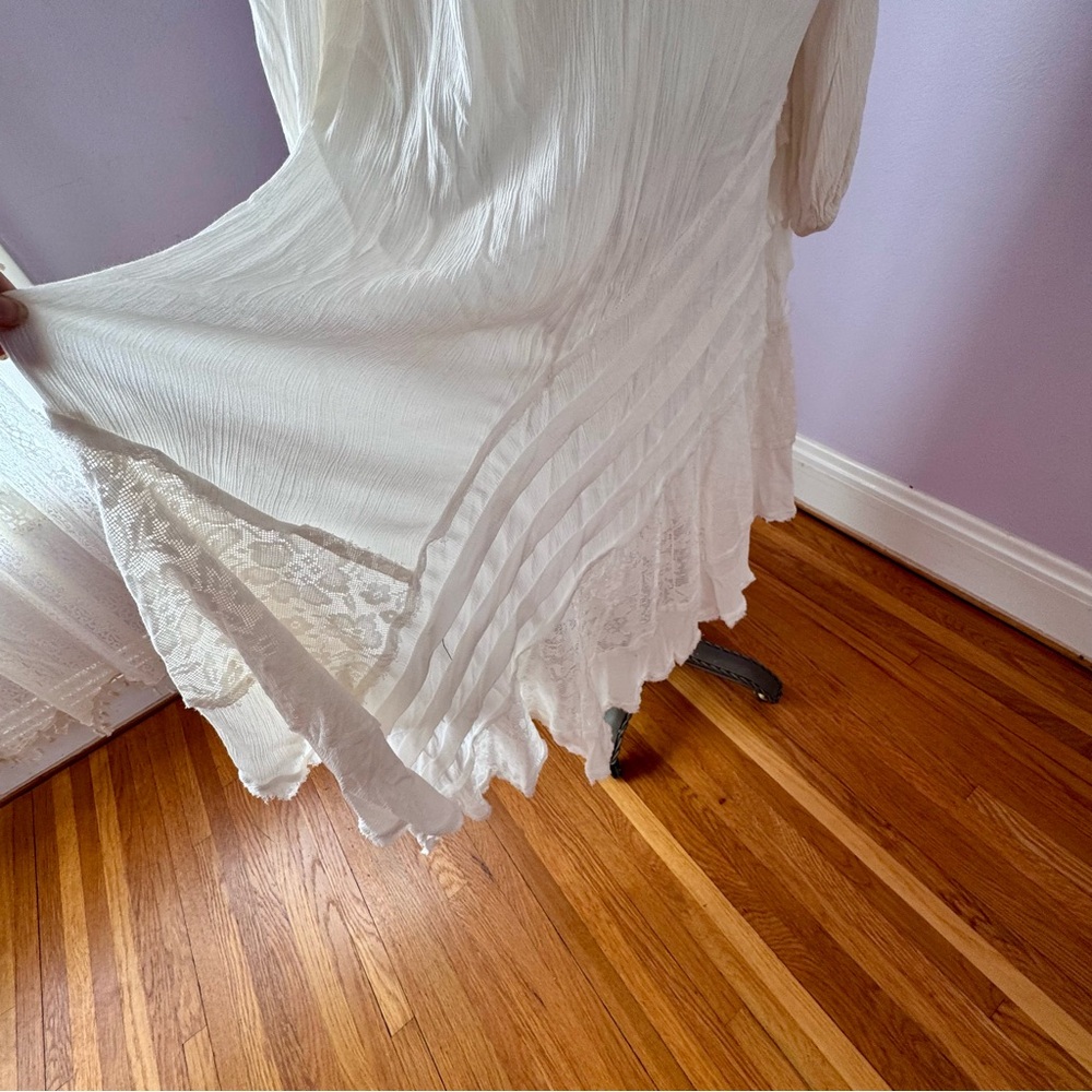 Free People Elegant White Maxi Dress - Picture 13 of 16